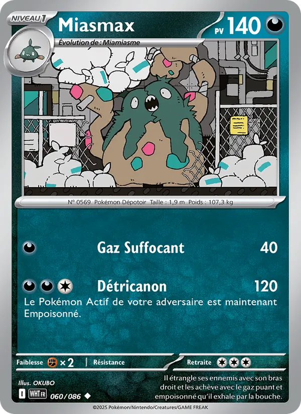 Carte Miasmax 060/086 – Flamme Blanche