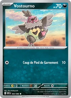 Carte Vostourno 063/086 – Flamme Blanche