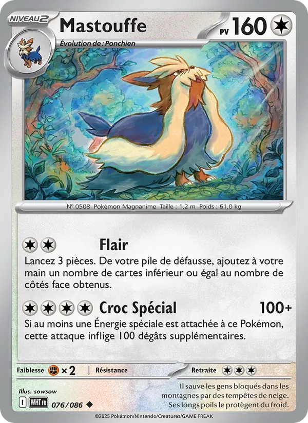 Carte Mastouffe 076/086 – Flamme Blanche