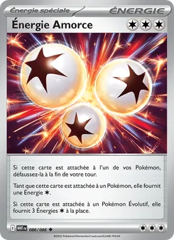 Carte Énergie Amorce 086/086 – Flamme Blanche