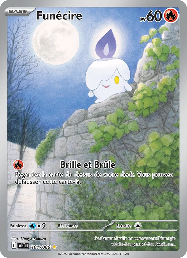Carte Funécire 101/086 – Flamme Blanche