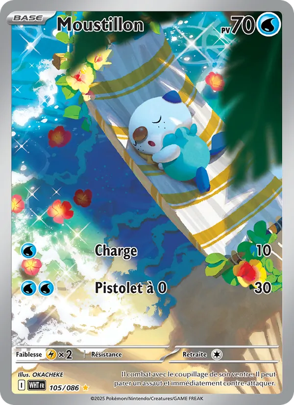 Carte Moustillon 105/086 – Flamme Blanche