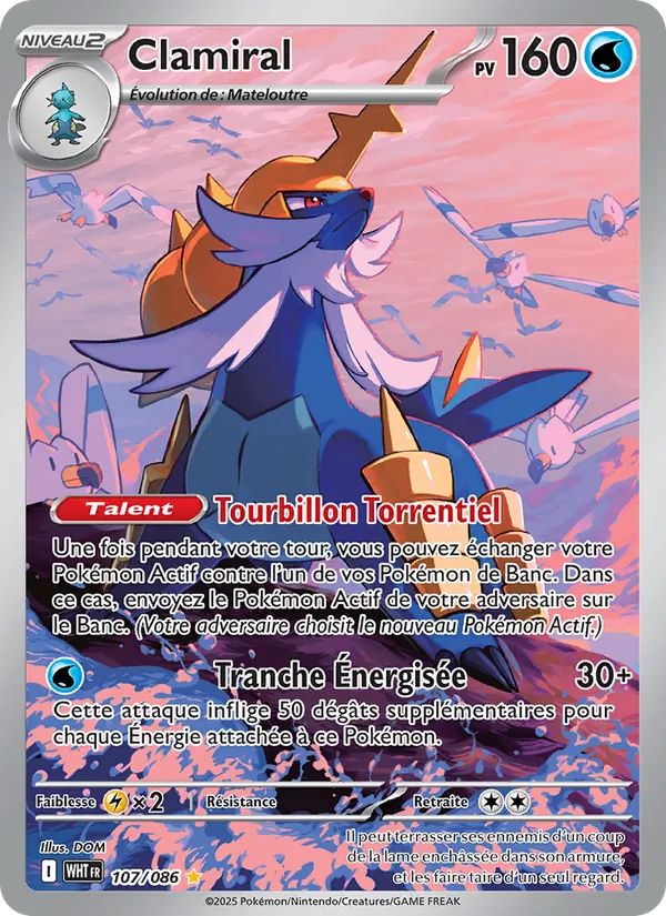 Carte Clamiral 107/086 – Flamme Blanche