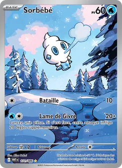 Carte Sorbébé 111/086 – Flamme Blanche