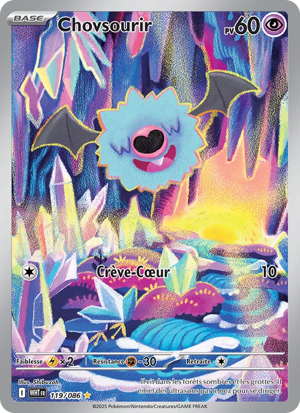 Carte Chovsourir 119/086 – Flamme Blanche
