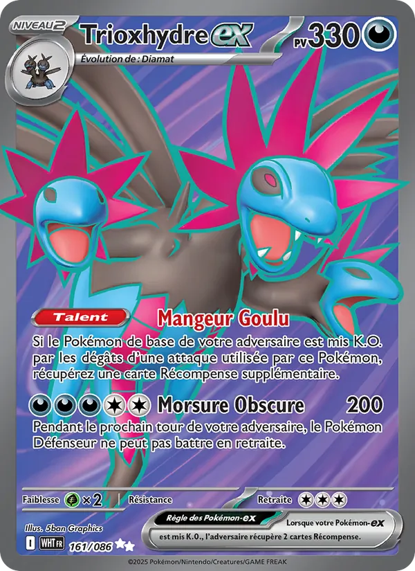 Carte Trioxhydre-ex 161/086 – Flamme Blanche