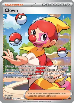 Carte Clown 163/086 – Flamme Blanche
