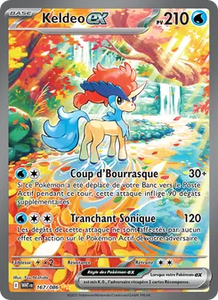 Carte Keldeo-ex 167/086 – Flamme Blanche