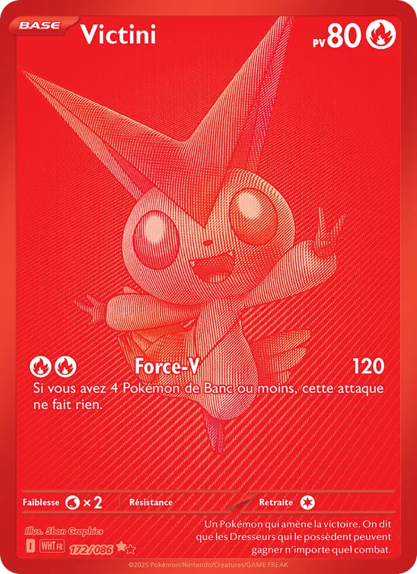 Carte Victini 172/086 – Flamme Blanche