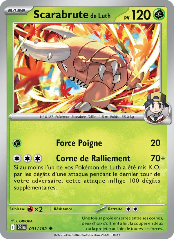 Carte Scarabrute de Luth 001/182 – Rivalités Destinées