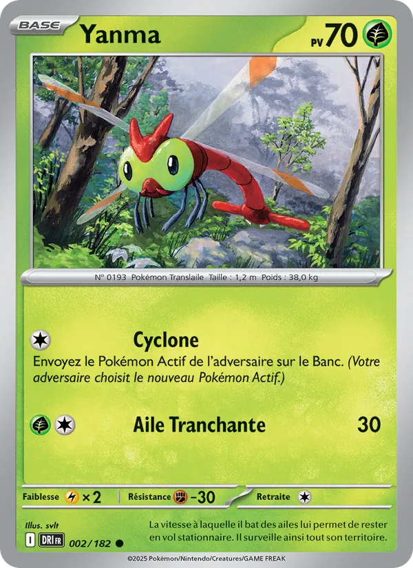 Carte Yanma 002/182 – Rivalités Destinées