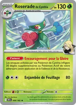 Carte Roserade de Cynthia 008/182 – Rivalités Destinées