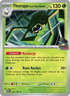 Carte Filentrappe de la Team Rocket 020/182 – Rivalités Destinées