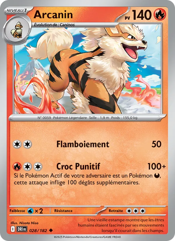 Carte Arcanin 028/182 – Rivalités Destinées