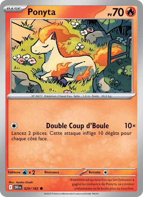 Carte Ponyta 029/182 – Rivalités Destinées