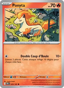 Carte Ponyta 029/182 – Rivalités Destinées