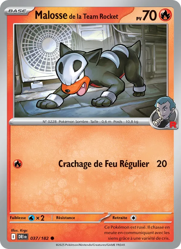 Carte Malosse de la Team Rocket 037/182 – Rivalités Destinées