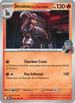 Carte Démolosse de la Team Rocket 038/182 – Rivalités Destinées