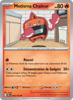 Carte Motisma Chaleur 043/182 – Rivalités Destinées