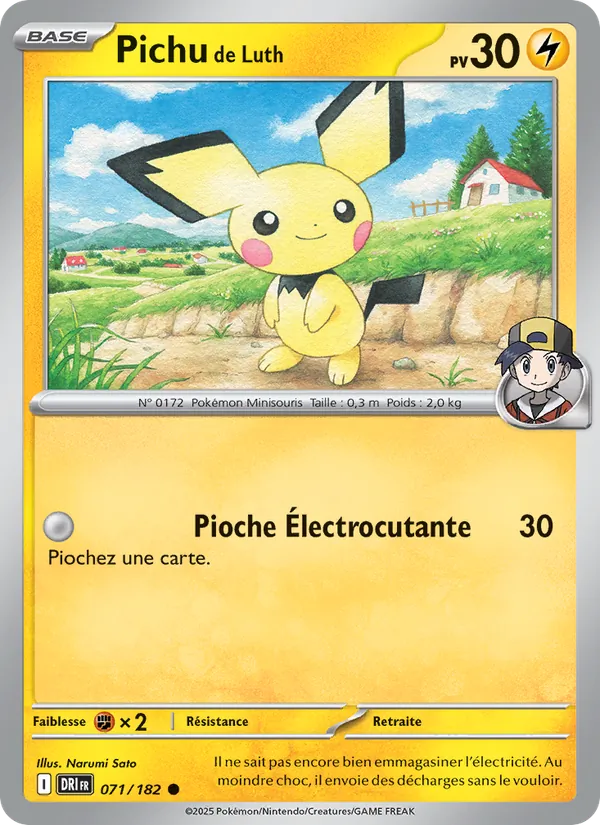 Carte Pichu de Luth 071/182 – Rivalités Destinées