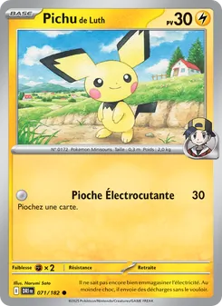 Carte Pichu de Luth 071/182 – Rivalités Destinées