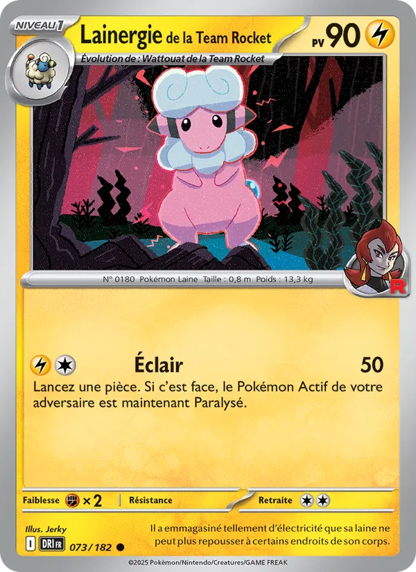 Carte Lainergie de la Team Rocket 073/182 – Rivalités Destinées