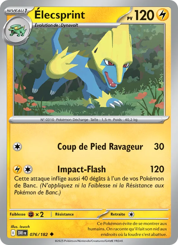 Carte Élecsprint 076/182 – Rivalités Destinées