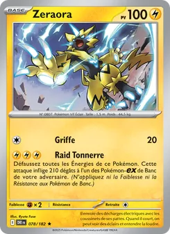 Carte Zeraora 078/182 – Rivalités Destinées