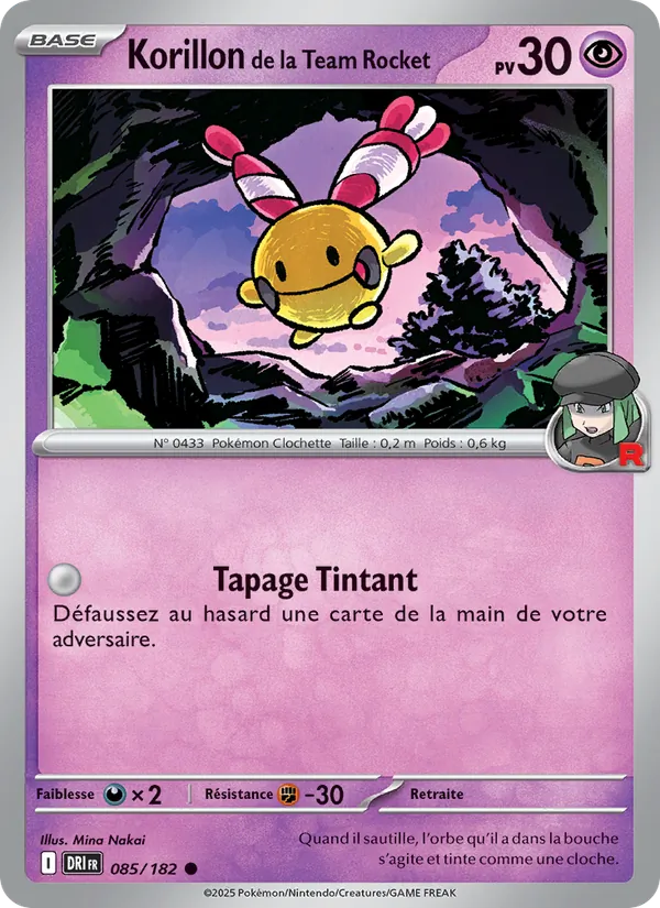 Carte Korillon de la Team Rocket 085/182 – Rivalités Destinées