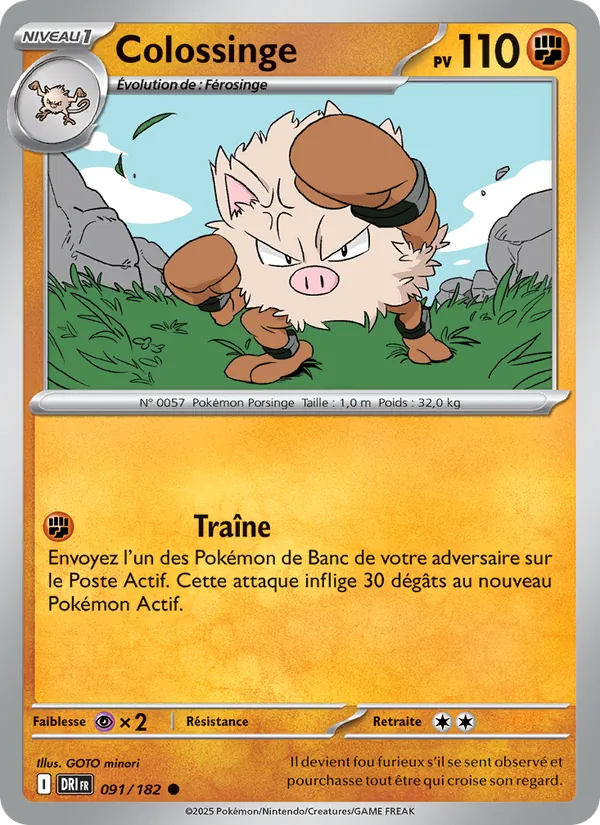 Carte Colossinge 091/182 – Rivalités Destinées