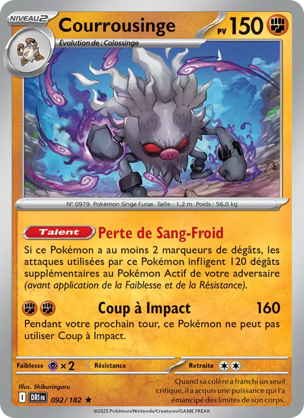 Carte Courrousinge 092/182 – Rivalités Destinées