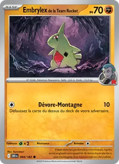 Carte Embrylex de la Team Rocket 094/182 – Rivalités Destinées