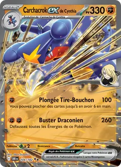 Carte Carchacrok-ex de Cynthia 104/182 – Rivalités Destinées