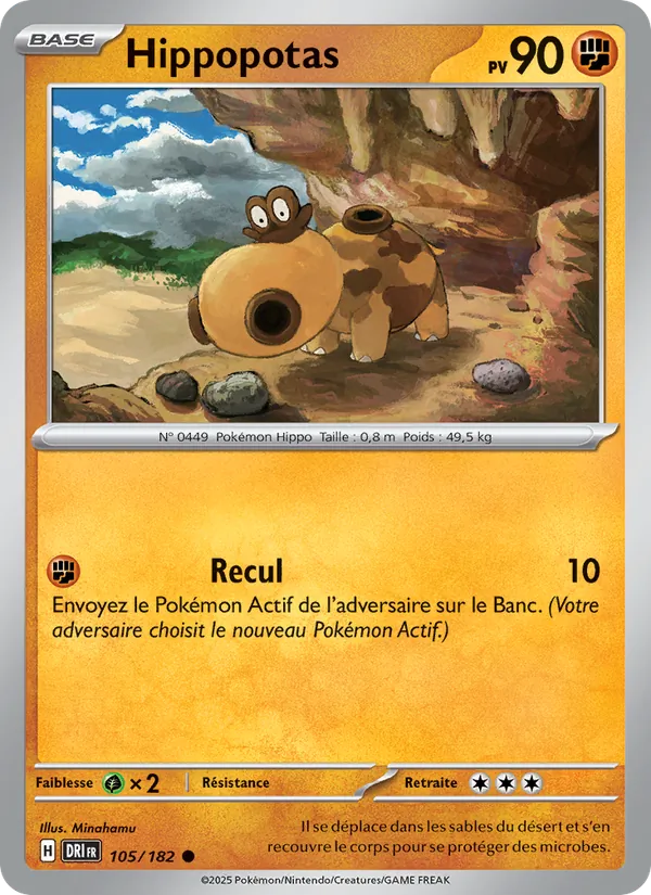 Carte Hippopotas 105/182 – Rivalités Destinées