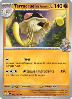 Carte Terracruel de Pepper 110/182 – Rivalités Destinées