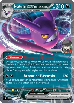 Carte Nostenfer-ex de la Team Rocket 122/182 – Rivalités Destinées