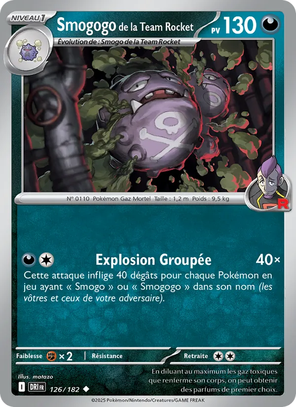 Carte Smogogo de la Team Rocket 126/182 – Rivalités Destinées