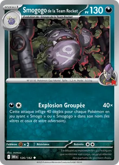 Carte Smogogo de la Team Rocket 126/182 – Rivalités Destinées