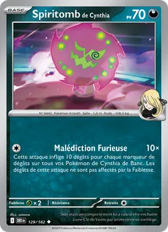 Carte Spiritomb de Cynthia 129/182 – Rivalités Destinées
