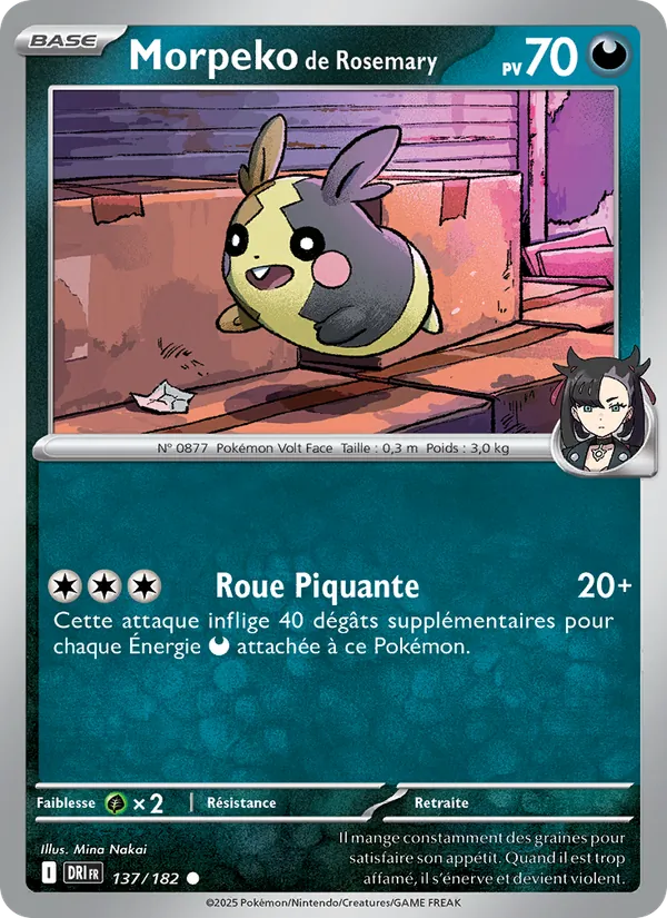 Carte Morpeko de Rosemary 137/182 – Rivalités Destinées