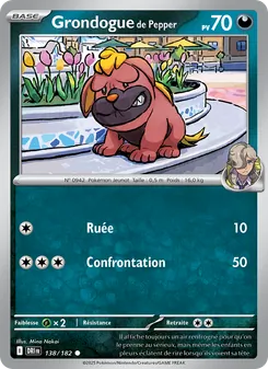 Carte Grondogue de Pepper 138/182 – Rivalités Destinées