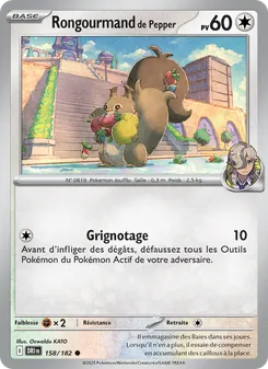 Carte Rongourmand de Pepper 158/182 – Rivalités Destinées