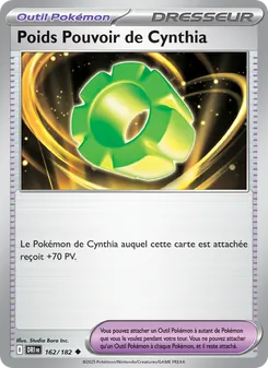 Carte Poids Pouvoir de Cynthia 162/182 – Rivalités Destinées