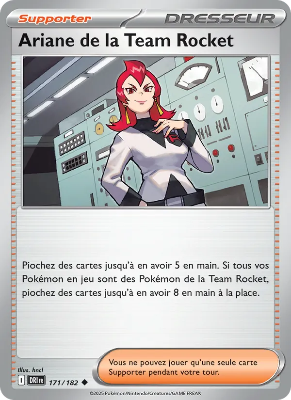 Carte Ariane de la Team Rocket 171/182 – Rivalités Destinées
