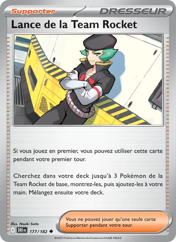 Carte Lance de la Team Rocket 177/182 – Rivalités Destinées