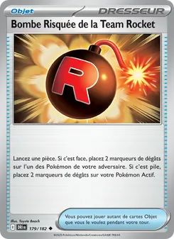Carte Bombe Risquée de la Team Rocket 179/182 – Rivalités Destinées