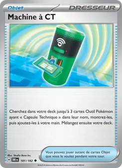 Carte Machine à CT 181/182 – Rivalités Destinées