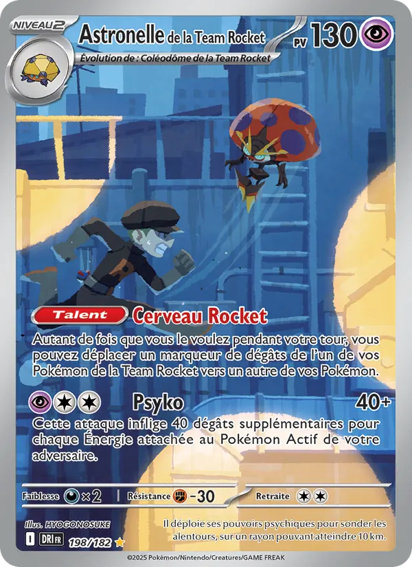 Carte Astronelle de la Team Rocket 198/182 – Rivalités Destinées