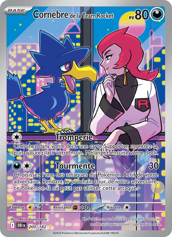 Carte Cornèbre de la Team Rocket 200/182 – Rivalités Destinées