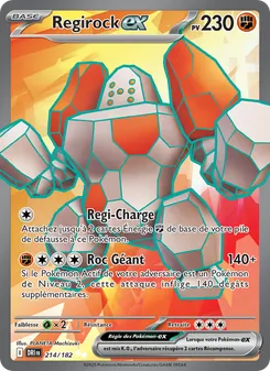 Carte Regirock-ex 214/182 – Rivalités Destinées